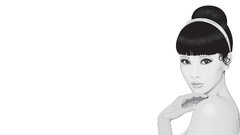 Woman vectors asians bangs