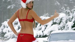 Woman Veronika Fasterova santa