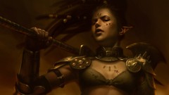 Woman video games artwork