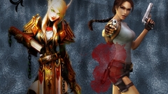 Woman video games world