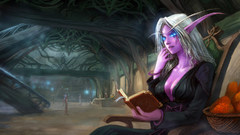 Woman video games world