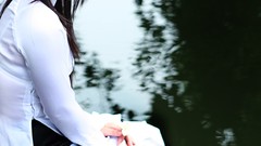 Woman vietnamese ao dai