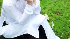 Woman vietnamese ao dai