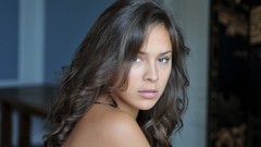 Woman vintage brunettes topless Nina James