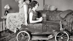 Woman vintage monochrome USA historic