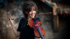 Woman violins brunettes Lindsey Stirling