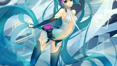 Woman vocaloid hatsune miku