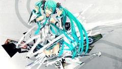 Woman vocaloid hatsune miku
