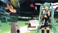 Woman vocaloid hatsune miku