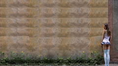 Woman wall ass skirts