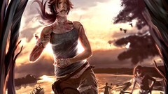 Woman Warriors lara croft video games bow and arrow unrealistic