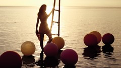 Woman water Balloons Silvia