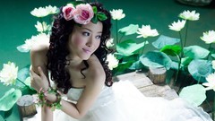 Woman water brides asians