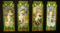 Woman water nature snow