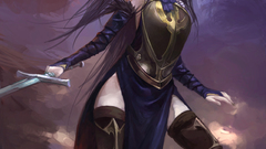 Woman weapons artwork blades