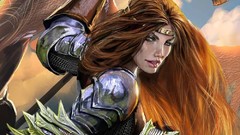 Woman weapons Dragons armor comics Swords artwork witchblade 