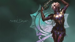 Woman weapons elves armor artwork lineage 2 video games