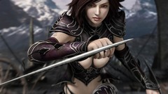 Woman weapons game Knives mmorpg boobs video games Rappelz