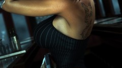 Woman weapons Guns Characters 3d short hair bikini digital art 