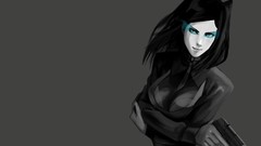 Woman weapons pistols anime girls brunettes ergo proxy re-l 