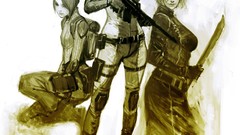 Woman weapons Resident Evil artwork video games fantasy art
