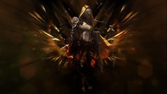 Woman weapons science fiction sci-fi fantasy art upscaled