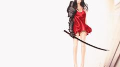 Woman weapons Simple Background