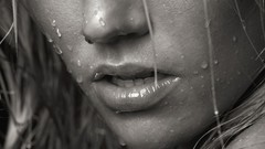 Woman wet Actress models