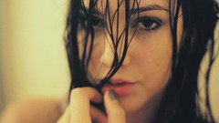 Woman wet brunettes models