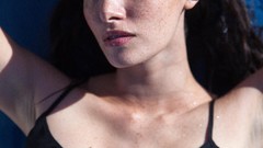 Woman wet brunettes models photo shoot nipples Michael huge 