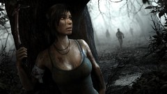Woman wet tomb raider lara croft artwork video games