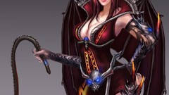 Woman whip fantasy art