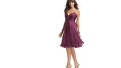 Woman white background