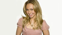 Woman white background Actress hayden panettiere blondes