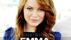 Woman white background Actress smiling emma stone
