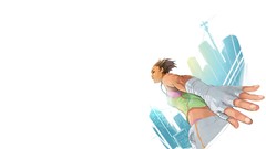 Woman white background artwork sketches