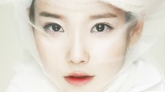 Woman white background asians models