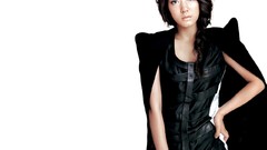 Woman white background asians models Korean