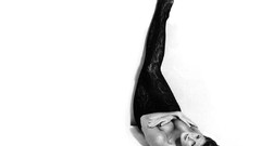 Woman white background blondes brunettes nude bikini boobs