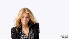 Woman white background blondes models blake lively