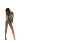 Woman white background Brazil brunettes underwear