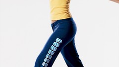 Woman white background brunettes carla ossa