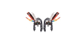 Woman white background Cameras minimalistic