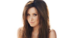 Woman white background Celebrity Actress ashley tisdale 