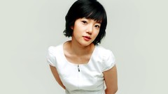 Woman white background Celebrity Actress asians short hair 