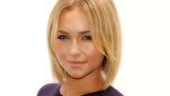 Woman white background Celebrity Actress hayden panettiere 