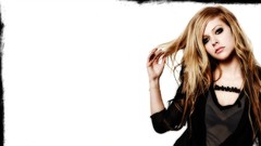 Woman white background Celebrity Avril Lavigne singers