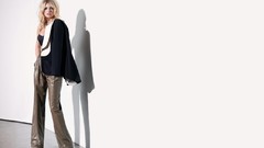 Woman white background Celebrity blondes models kate upton