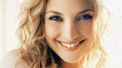 Woman white background Celebrity faces Actress blondes smiling 