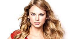 Woman white background Celebrity faces blondes taylor swift 